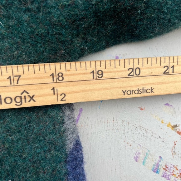 Women’s Club Room Sweater Multicolor Argyle NO SIZE Grandma Wool Prep Academia - Picture 9 of 11